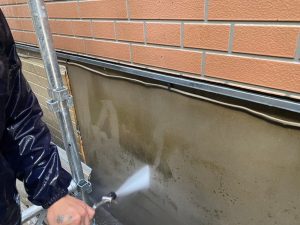 外壁塗装工事 高圧洗浄