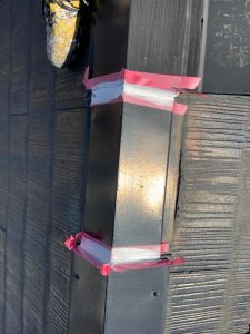 東京都大田区にて外壁塗装工事 屋根部シーリング